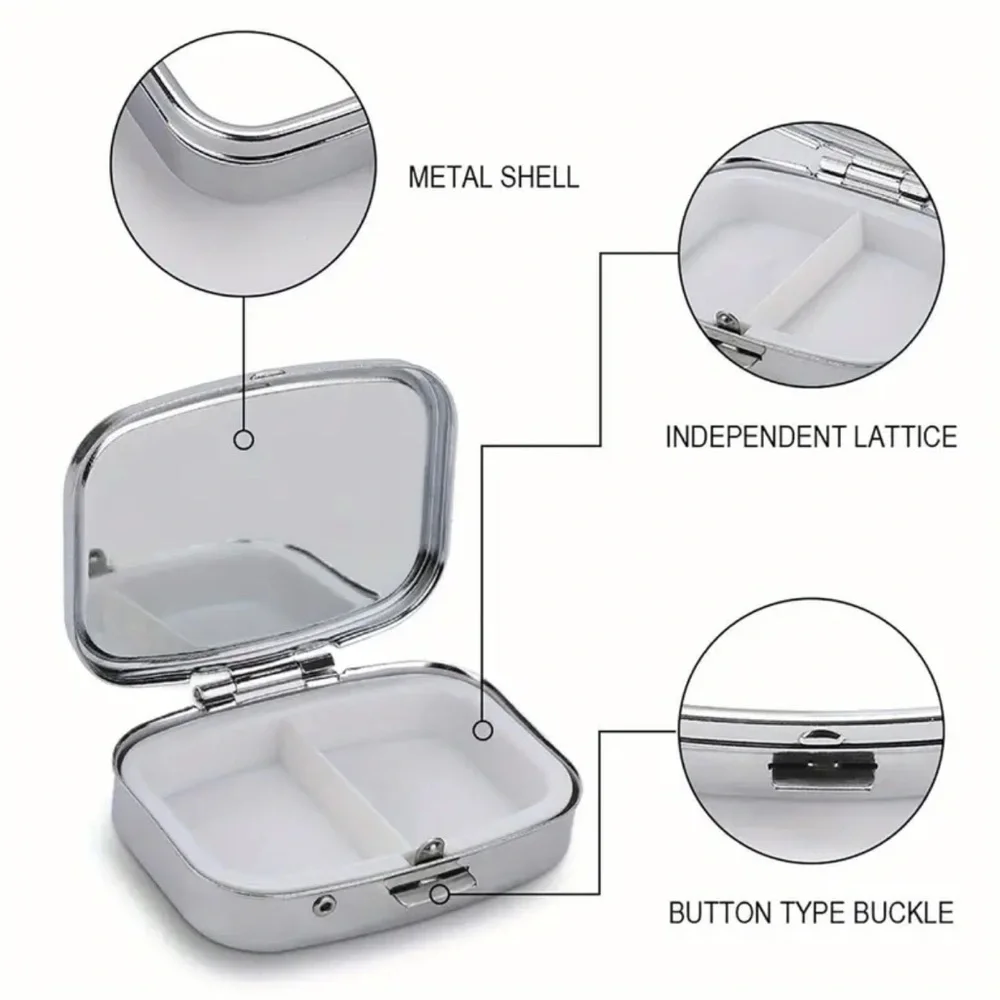 NEW| Cute Pill Box Happy Dogs Theme Portable Pill Case Medicine Organizer
